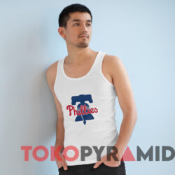 Rare Philadelphia Phillies 2019 Logo T shirt White TankTop