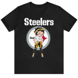 Rare Pittsburgh Steelers Betty Boop T-Shirt 5 Rare Pittsburgh Steelers Betty Boop T shirt