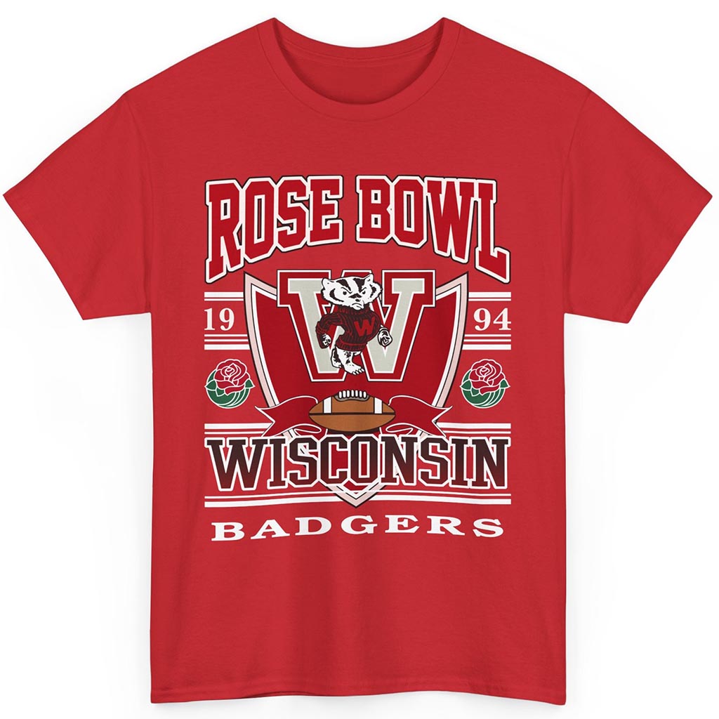 Rare Rose Bowl 1994 Wisconsin Badgers Shirt Rare Rose Bowl 1994 Wisconsin Badgers Shirt