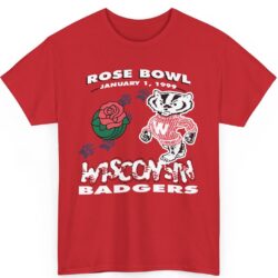 Rare Rose Bowl 1999 Wisconsin Badgers Shirt