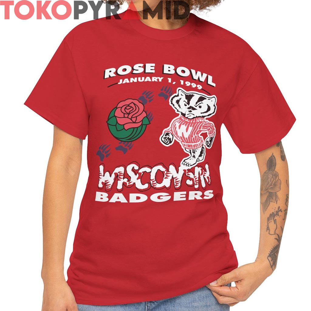 Rare Rose Bowl 1999 Wisconsin Badgers Shirt Rare Rose Bowl 1999 Wisconsin Badgers Shirt