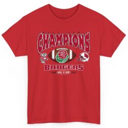 Rare Rose Bowl Champions Badgers 1999 2000 Shirt