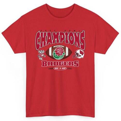 Rare Rose Bowl Champions Badgers 1999 2000 Shirt Rare Rose Bowl Champions Badgers 1999 2000 Shirt