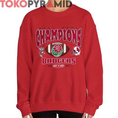 Rare Rose Bowl Champions Badgers 1999 2000 Shirt Rare Rose Bowl Champions Badgers 1999 2000 Shirt