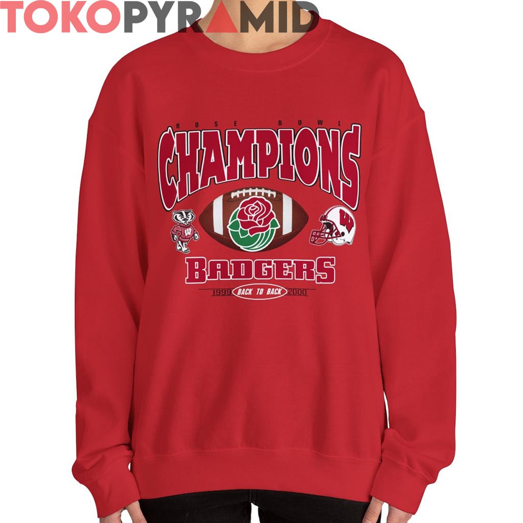 Rare Rose Bowl Champions Badgers 1999 2000 Shirt Rare Rose Bowl Champions Badgers 1999 2000 Shirt