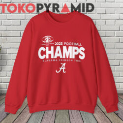 Rare Sec Championship Shirt Alabama Crimson Tide 2023 Sec 2 sided Sweatshirt