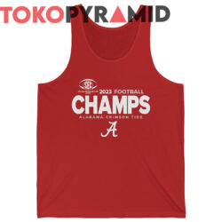 Rare Sec Championship Shirt Alabama Crimson Tide 2023 Sec 2 sided Tank Top