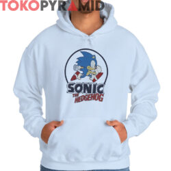 Rare Sonic The Hedgehog Running Circle Shirt
