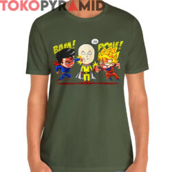 Rare Superman Saitama Goku Shirt 3 Rare Superman Saitama Goku Shirt