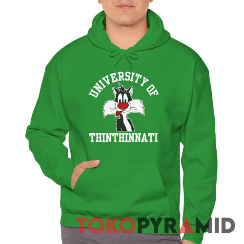 Rare Sylvester University Of Thinthinnati Hoodie