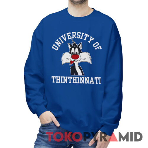 Rare Sylvester University Of Thinthinnati Sweatshirt