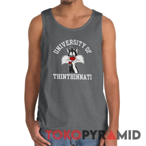 Rare Sylvester University Of Thinthinnati Tank Top