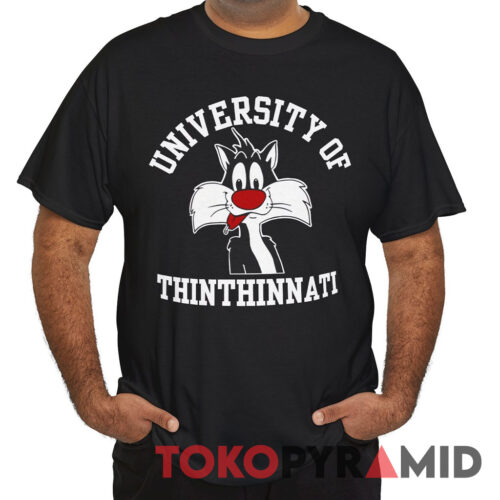 Rare Sylvester University Of Thinthinnati Tee