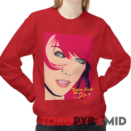 Rare Taylor Swift Art Comic Sweatshirt