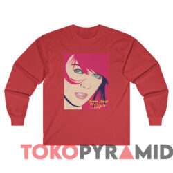 Rare Taylor Swift Art Comic T-Shirt 2 Rare Taylor Swift Art Comic T shirt Red Long sleeved