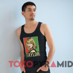 Rare Taylor Swift Vector Art T-Shirt 4 Rare Taylor Swift Vector Art T shirt Black TankTop
