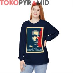 Rare Tony Stark Fan Art I Am Iron Man Shirt