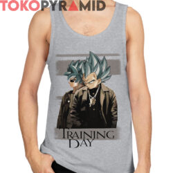 Rare Training Day Goku Vegeta Shirt 4 Rare Training Day Goku Vegeta Shirt