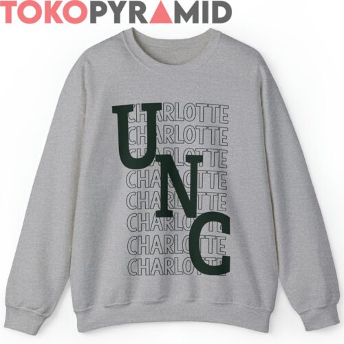 Rare UNC Charlotte Spellout Sweatshirt Rare UNC Charlotte Spellout Sweatshirt