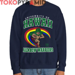 Rare University Of Hawaii Rainbow Warriors Tee 2 Rare University Of Hawaii Rainbow Warriors Tee