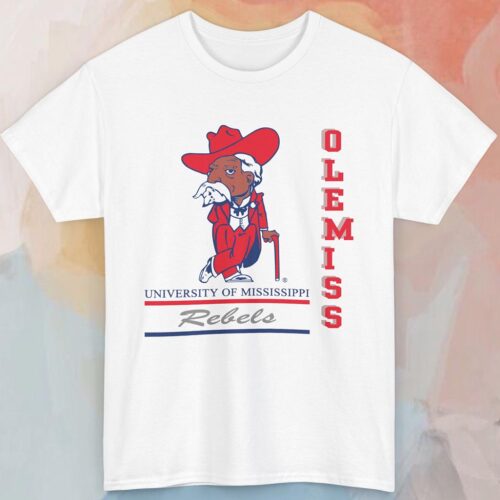 Rare University of Mississippi Ole Miss Rebels Shirt