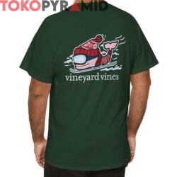 Rare Vineyard Vines Downhill Ski Whale Shirt