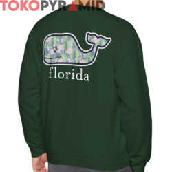 Rare Vineyard Vines Florida Flamingo Whale Shirt