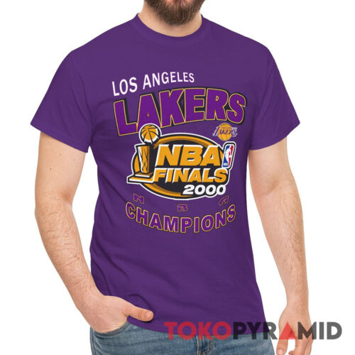 Rare Vintage 00s Los Angeles Lakers 2000 NBA Finals Shirt