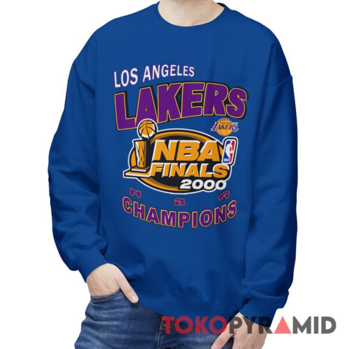 Rare Vintage 00s Los Angeles Lakers 2000 NBA Finals Sweatshirt
