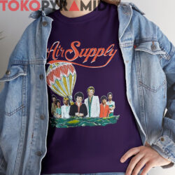 Rare Vintage 1981 Air Supply Shirt Hot Air Balloon