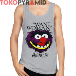 Rare Vintage 1981 The Muppets Animal Want Woman Shirt