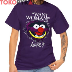 Rare Vintage 1981 The Muppets Animal Want Woman Shirt