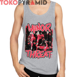 Rare Vintage 1985 Minor Threat Pink Paint Shirt