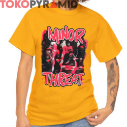 Rare Vintage 1985 Minor Threat Pink Paint Shirt