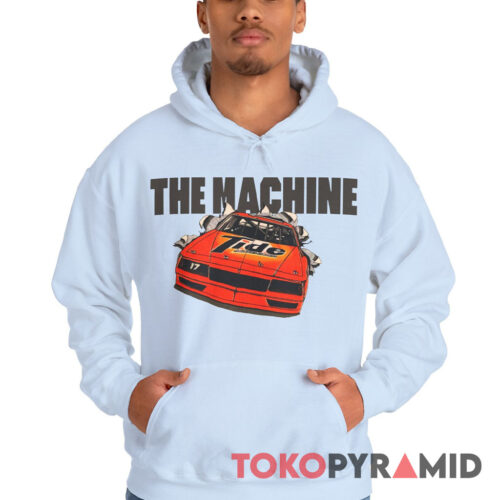 Rare Vintage 1986 The Machine Nascar T shirt Darrell Waltrip 17 Tide Hoodie