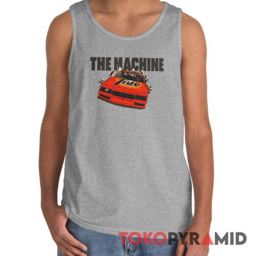 Rare Vintage 1986 The Machine Nascar T shirt Darrell Waltrip 17 Tide Tank Top