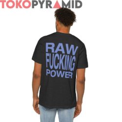 Rare 1988 Iggy Pop Raw Fucking Power 2-Sided Shirt 4 Rare Vintage 1988 Iggy Pop Raw Fucking Power 2 Sided