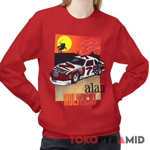 Rare Vintage 1989 Alan Kulwicki Nascar T shirt Zerex Sweatshirt