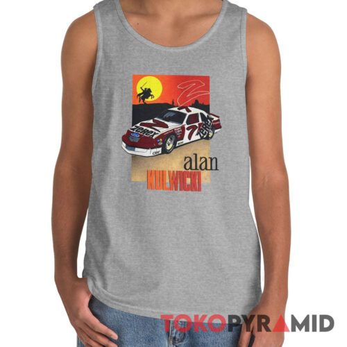 Rare Vintage 1989 Alan Kulwicki Nascar T shirt Zerex Tank Top