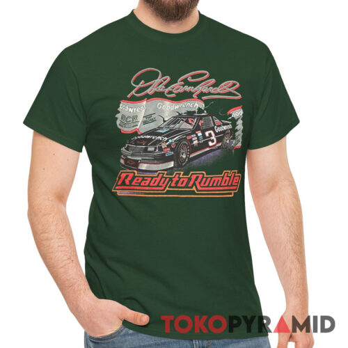 Rare Vintage 1989 Dale Earnhardt T shirt Ready To Rumble NascarT Shirt
