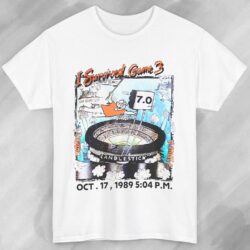 Rare Vintage 1989 I Survived Game 3 San Francisco Giants Shirt