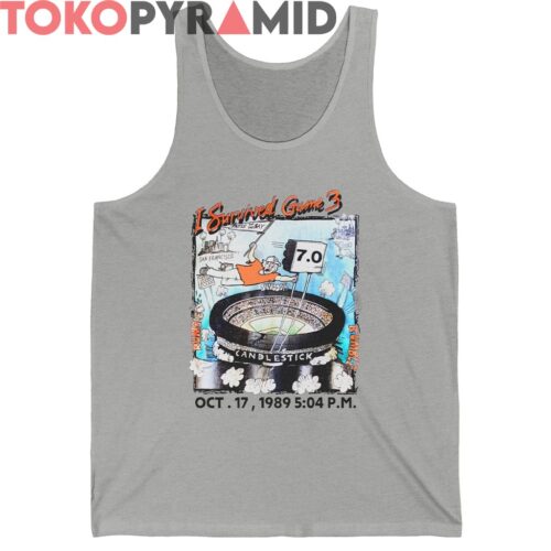 Rare Vintage 1989 I Survived Game 3 San Francisco Giants Shirt