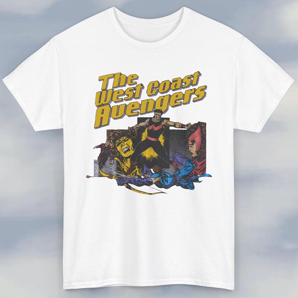 Rare Vintage 1989 Marvel West Coast Avengers Shirt Rare Vintage 1989 Marvel West Coast Avengers Shirt