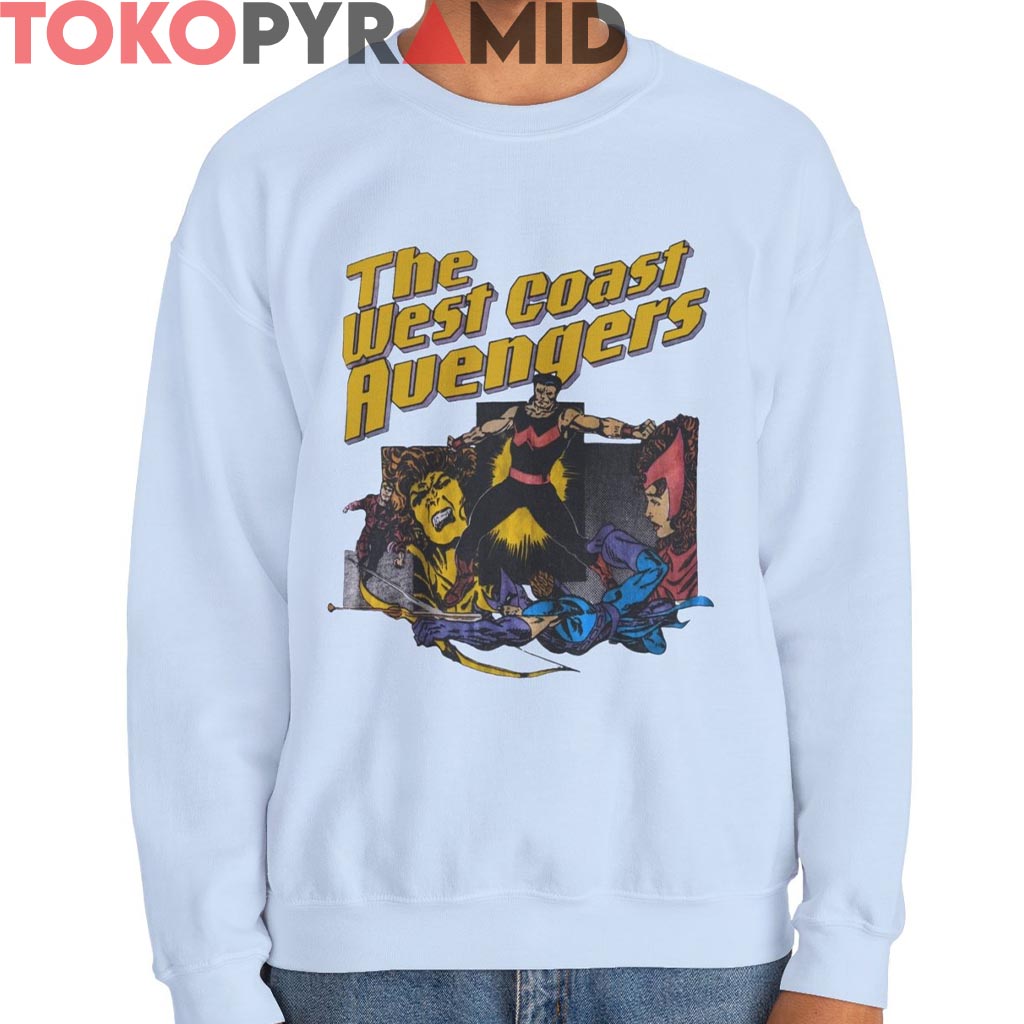 Rare Vintage 1989 Marvel West Coast Avengers Shirt Rare Vintage 1989 Marvel West Coast Avengers Shirt