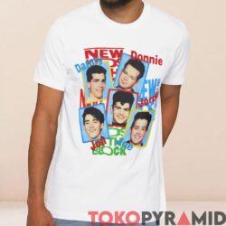 Rare Vintage 1989 New Kids On The Block Boy Band Shirt 2 Sided
