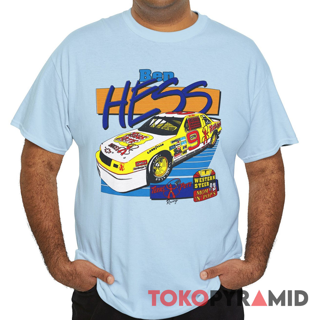 Rare Vintage 1990 Nascar Ben Hess Texas Pete T Shirt Rare Vintage 1990 Nascar Ben Hess Texas Pete T Shirt