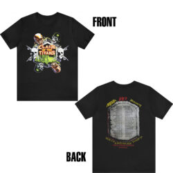 Rare Vintage 1991 Clash Of The Titans Tour Shirt 2-Sided 6 Rare Vintage 1991 Clash Of The Titans Tour Shirt 2 sided Black Front and Back T shirt