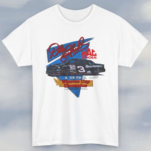 Rare Vintage 1991 Dale Earnhardt Nascar T-Shirt Winston Cup Champion