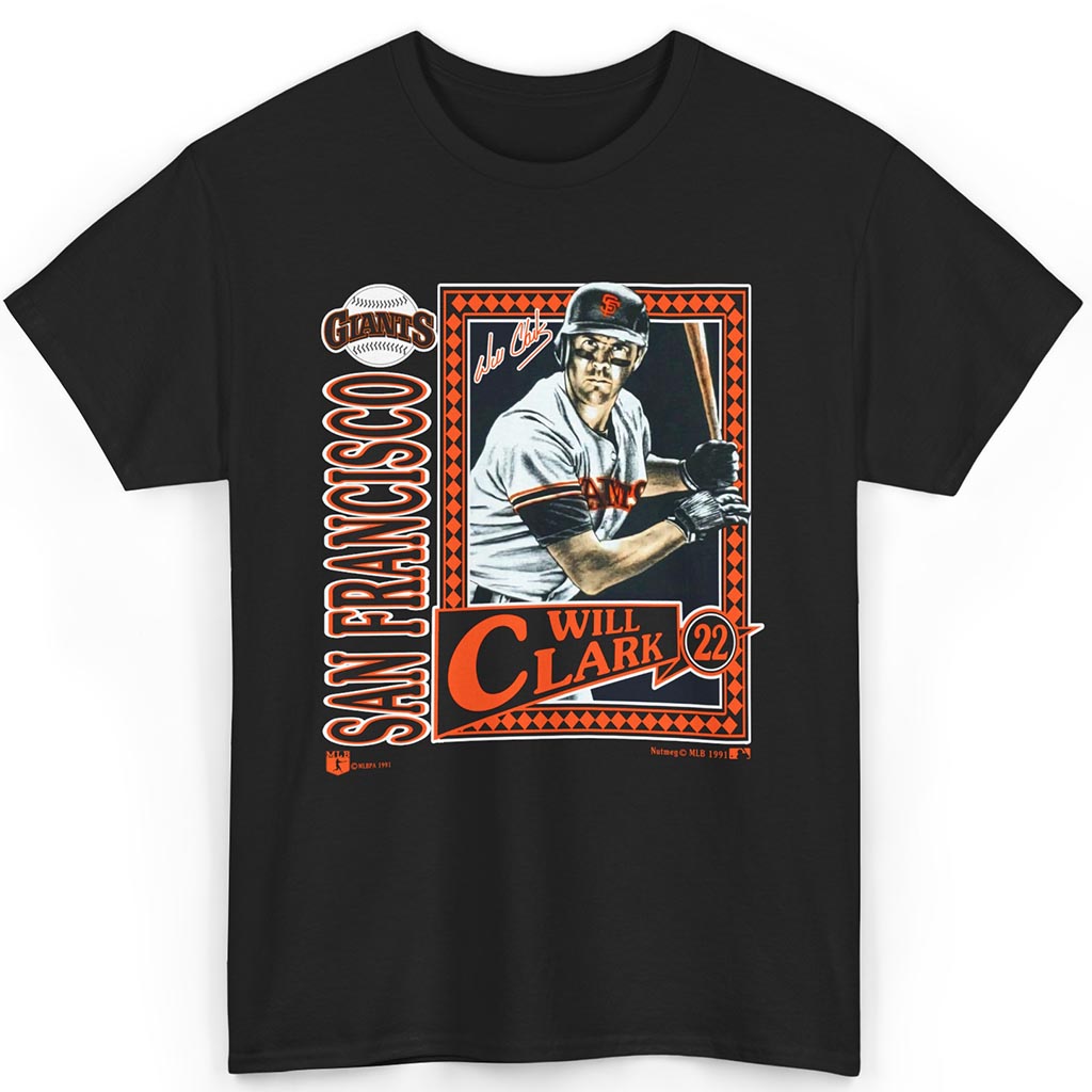 Rare Vintage 1991 San Francisco Giants Will Clark Shirt Rare Vintage 1991 San Francisco Giants Will Clark Shirt