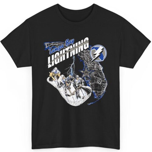 Rare Vintage 1991 Tampa Bay Lightning Hockey Shirt